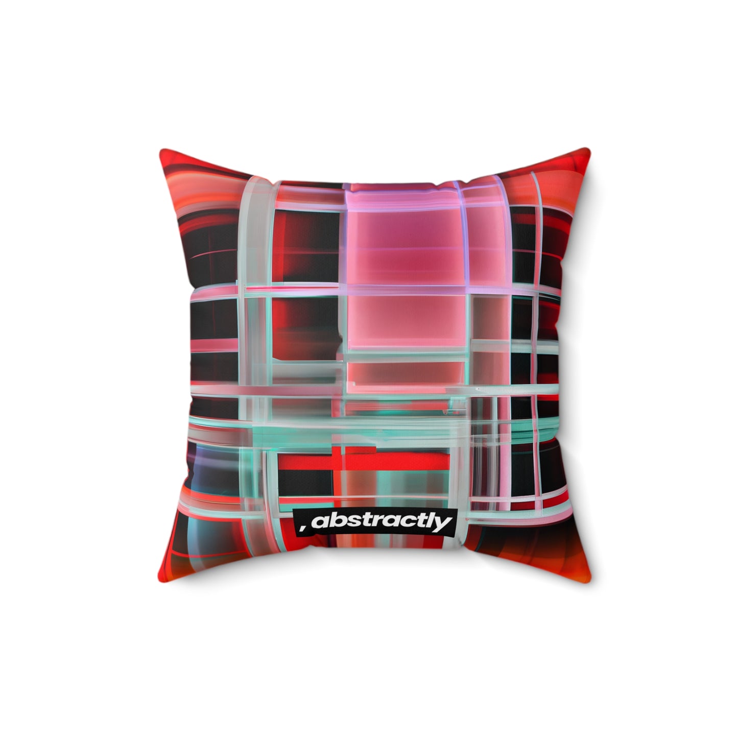 Alexandra Gunderson - Magnetic Force, Abstractly - Faux Suede Throw Pillow