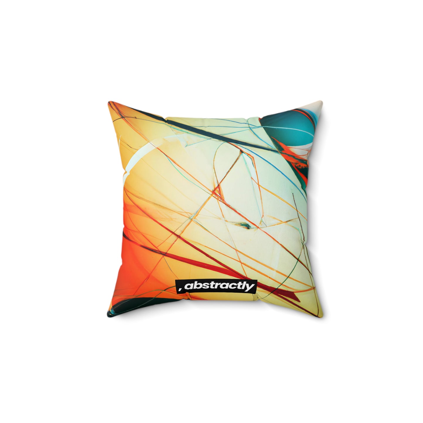 Margot Hammond - Weak Force, Abstractly - Faux Suede Throw Pillow