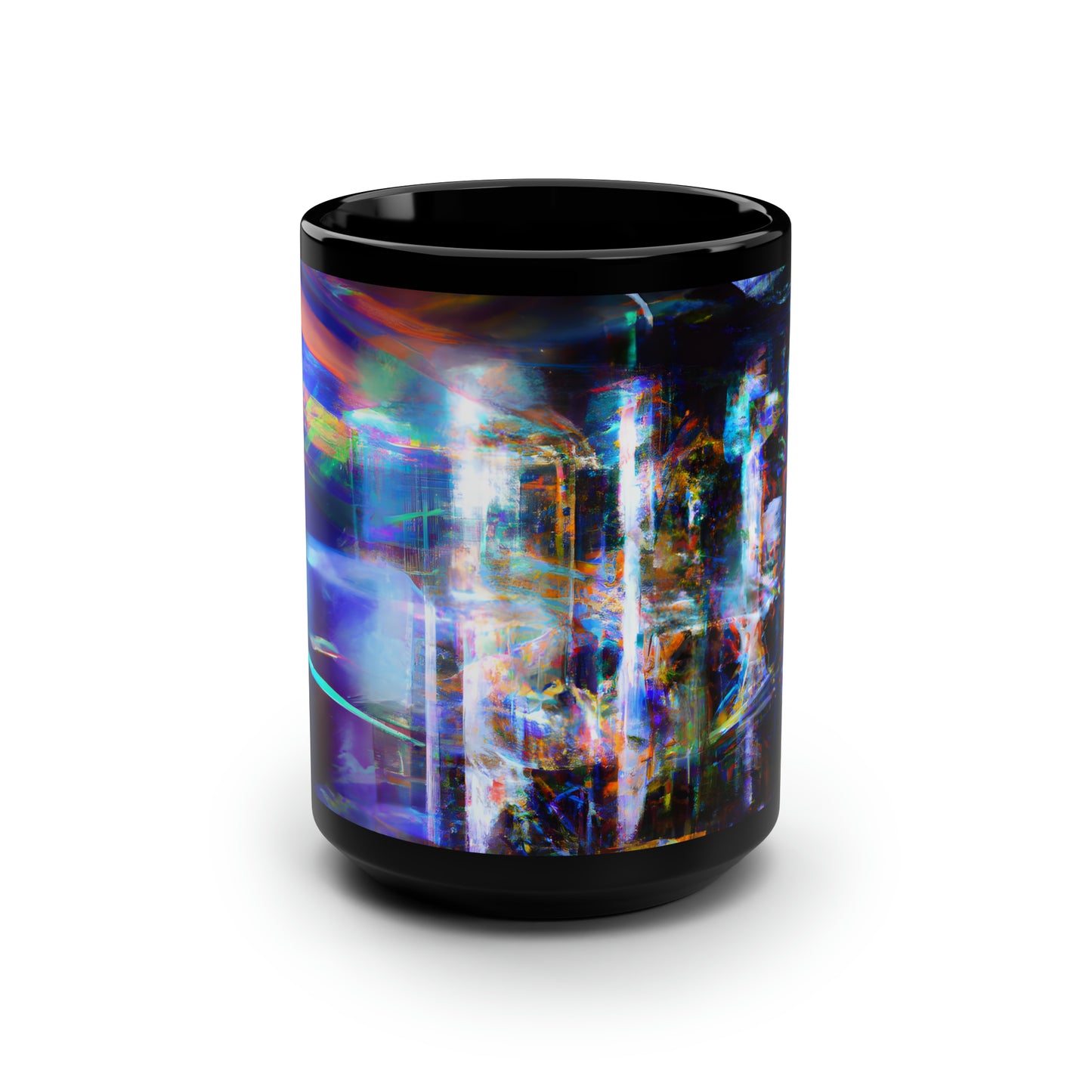 Providence Verity - Accounts Payable, Abstractly - Black Ceramic Mug 15oz