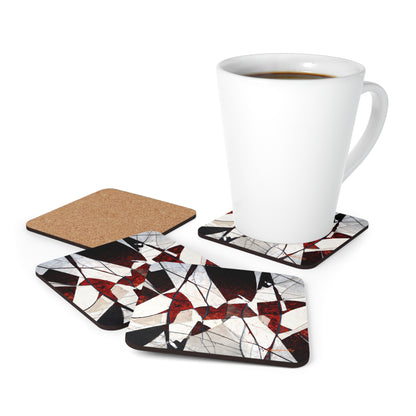 Adrianne Thomas - Spring Force, Abstractly - Corkwood Coaster Set of 4