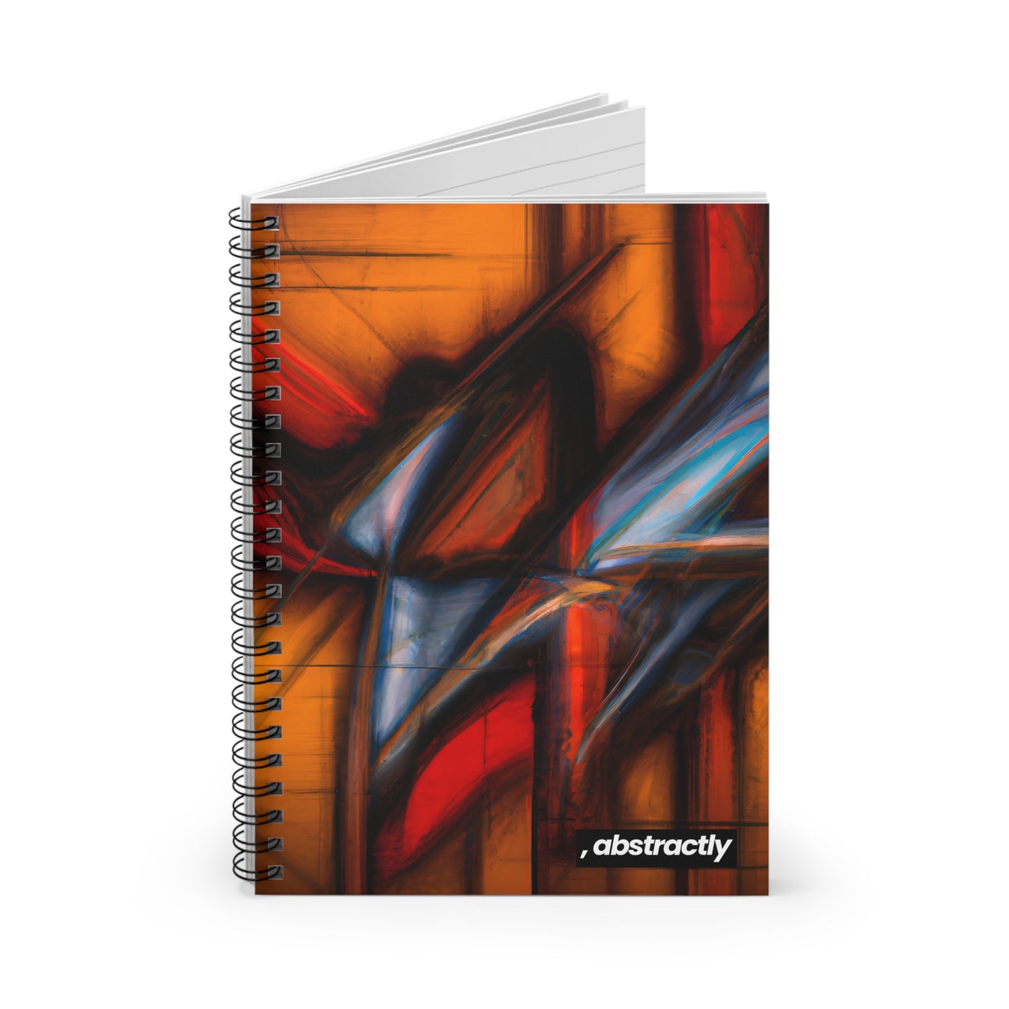 Lena Holmwood - Electromagnetic Force, Abstractly - Spiral Notebook