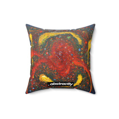 Aeronite Alloy - Chemistry, Abstractly - Faux Suede Throw Pillow