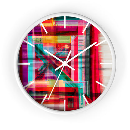 Mildred Hawking - Friction Force, Abstractly - Wall Clock