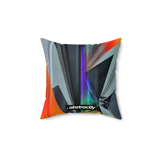 Astrid Hoffmann - Gravity Force, Abstractly - Faux Suede Throw Pillow