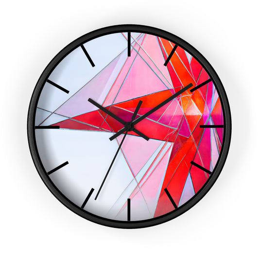 Valerie Radcliffe - Air Resistance Force, Abstractly - Wall Clock