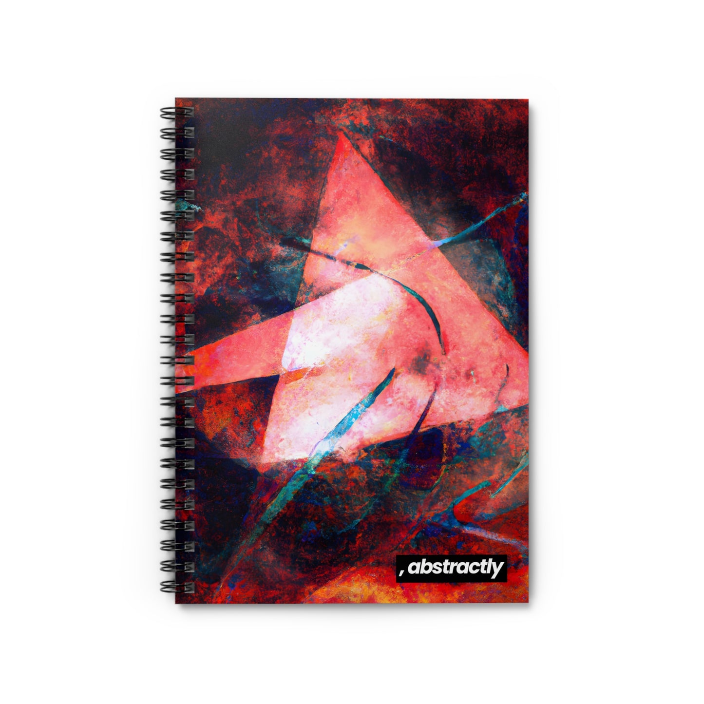 Albert Delgado - Electromagnetic Force, Abstractly - Spiral Notebook