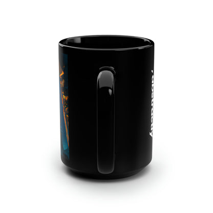 Valor Point - Capital, Abstractly - Black Ceramic Mug 15oz