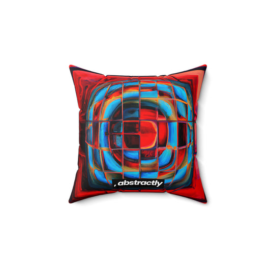 Felix Linderholm - Magnetic Force, Abstractly - Faux Suede Throw Pillow