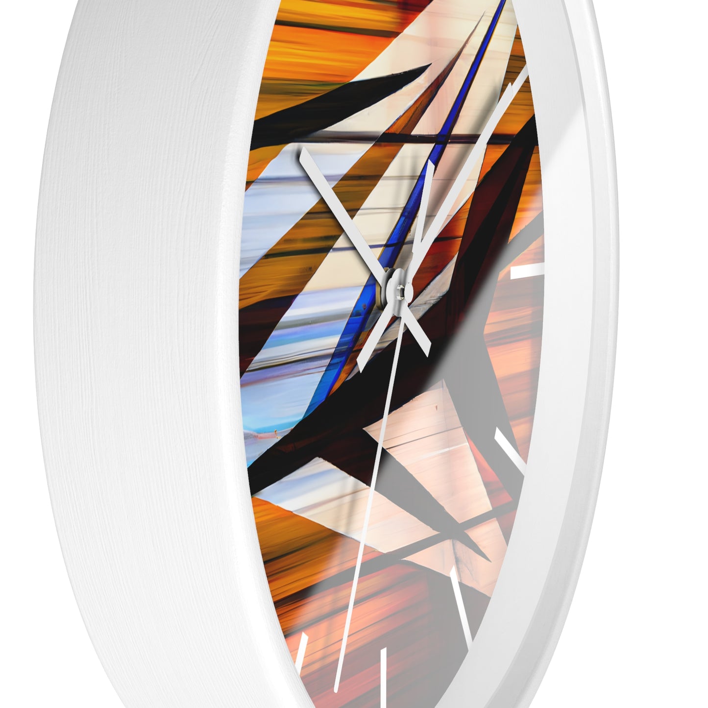 Valerie Schwartz - Magnetic Force, Abstractly - Wall Clock