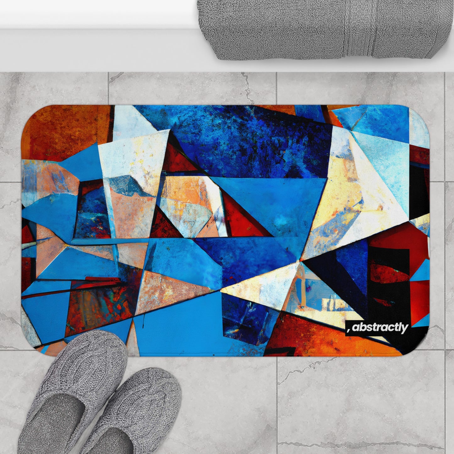 Bernard Fenton - Applied Force, Abstractly - Bath Mat