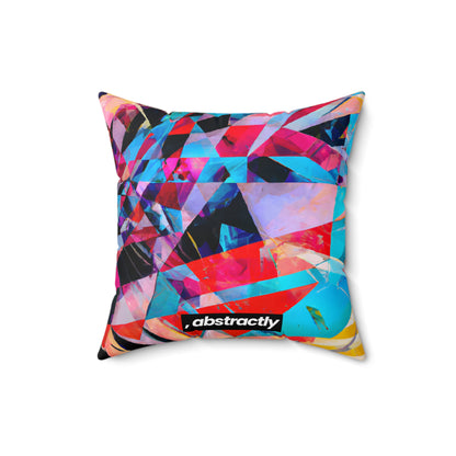 Aiden Merrick - Normal Force, Abstractly - Faux Suede Throw Pillow