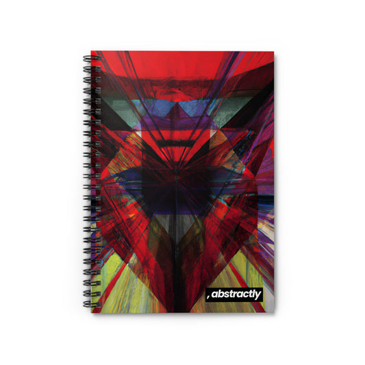 Rebecca Morland - Gravity Force, Abstractly - Spiral Notebook