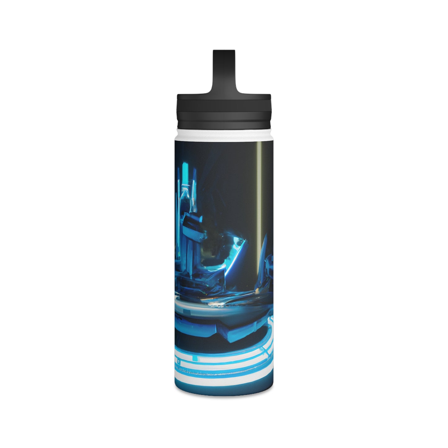 Vertex Financial - Asset, Abstractly - Stainless Steel Water Bottle