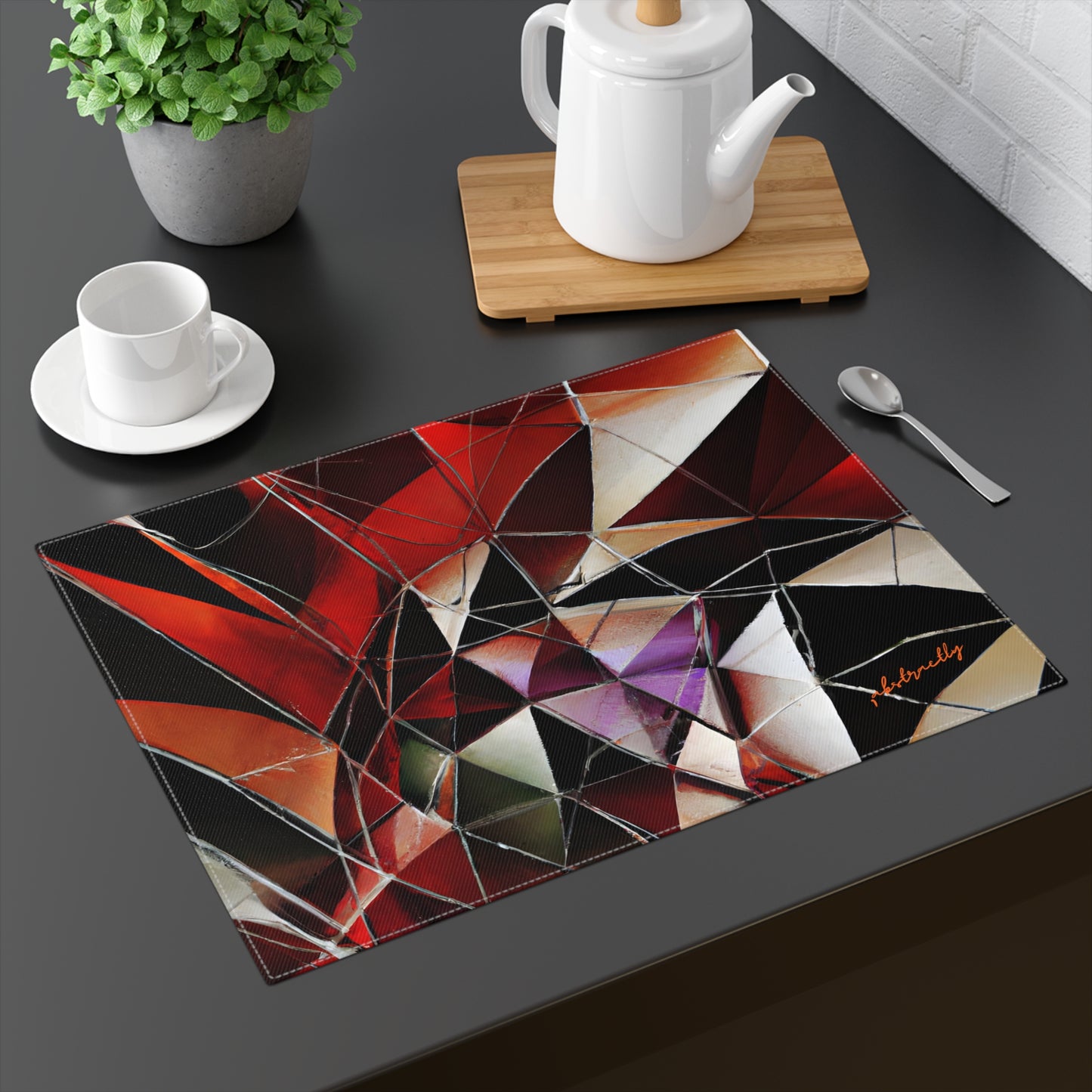 Oscar Klein - Tension Force, Abstractly - Placemat