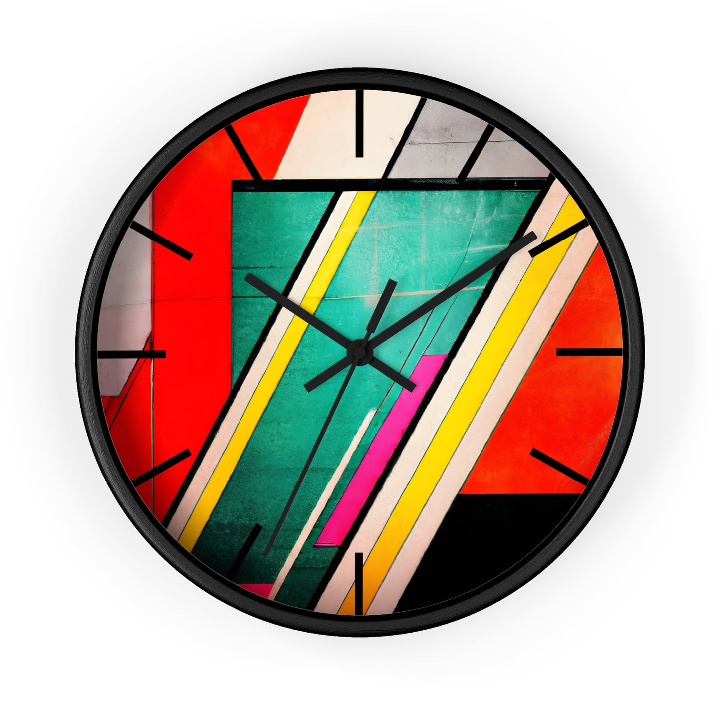 Lillian Rutherford - Gravity Force, Abstractly - Wall Clock