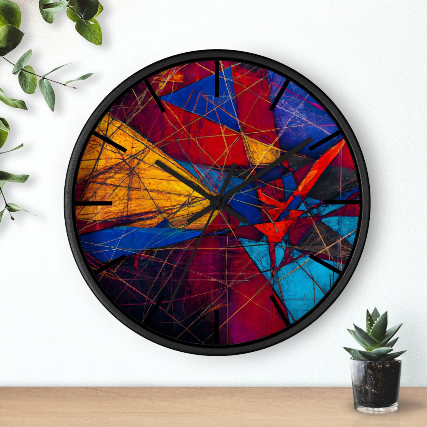 Lillian Thomason - Magnetic Force, Abstractly - Wall Clock