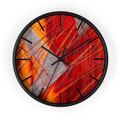 Adrienne Dufresne - Gravity Force, Abstractly - Wall Clock