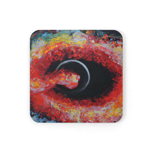 Oblivion Hexatrite - Chemistry, Abstractly - Corkwood Coaster Set of 4