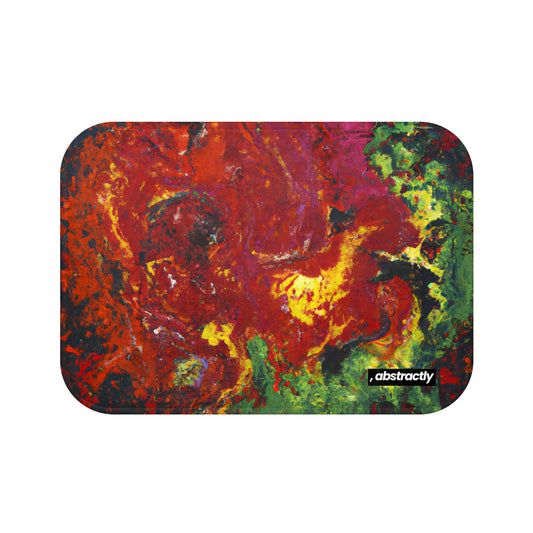 Johannsonite Crystal - Chemistry, Abstractly - Bath Mat