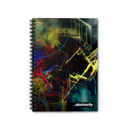 Connie Valdez - Electric Force, Abstractly - Spiral Notebook