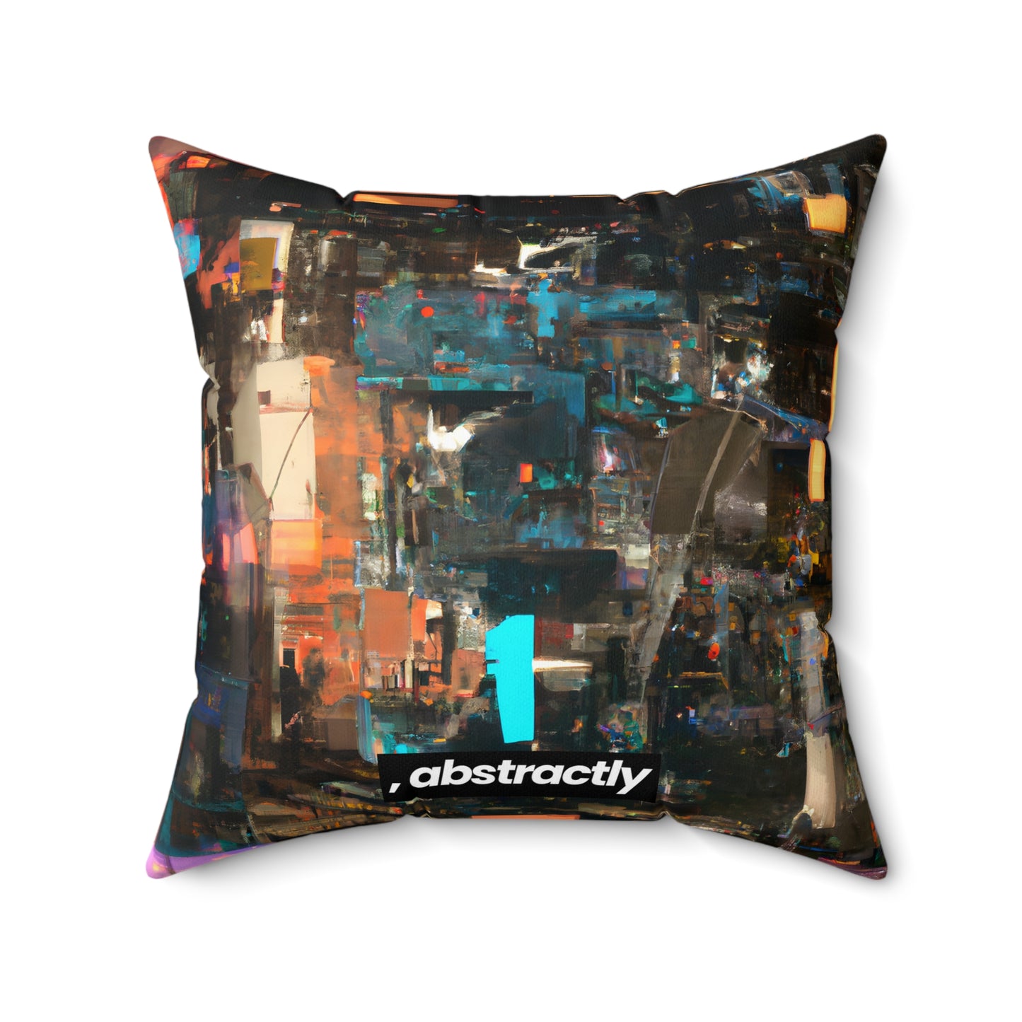 EverPeak Finance - Depreciation, Abstractly - Faux Suede Throw Pillow