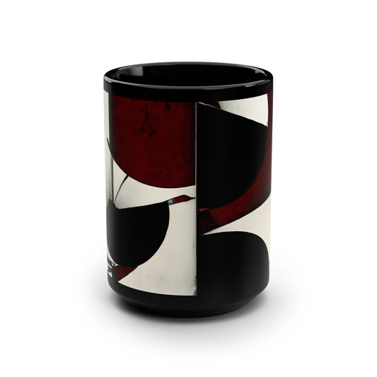 Eleanor Westfield - Strong Force, Abstractly - Black Ceramic Mug 15oz