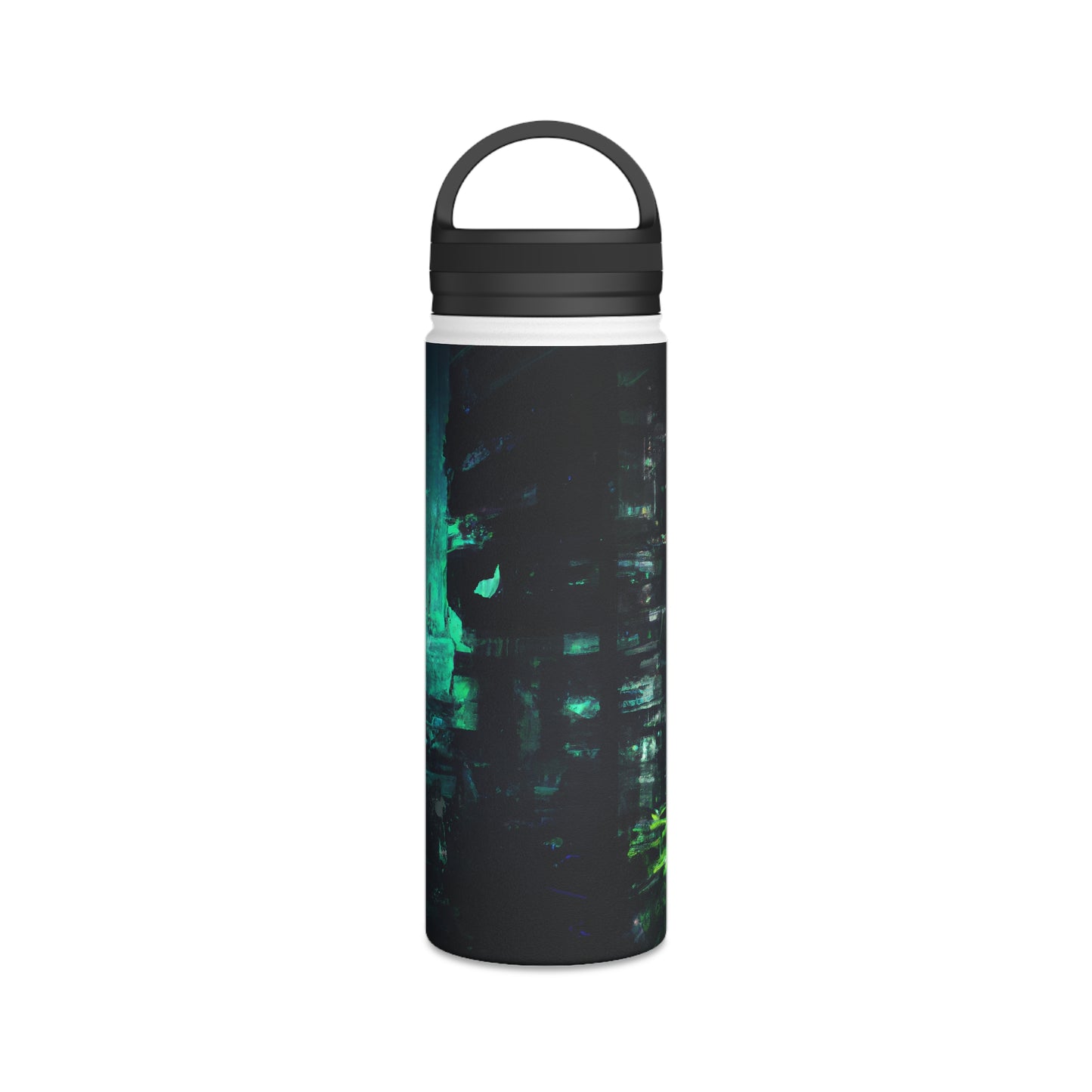 Fiscal Integrity - Liquidity, Abstractly - Stainless Steel Water Bottle