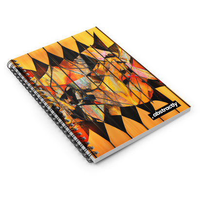 Dorothy Baxter - Magnetic Force, Abstractly - Spiral Notebook