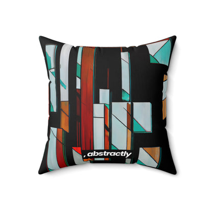 Ava Eisenstein - Friction Force, Abstractly - Faux Suede Throw Pillow