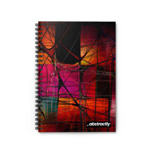 Evelyn Harrison - Strong Force, Abstractly - Spiral Notebook