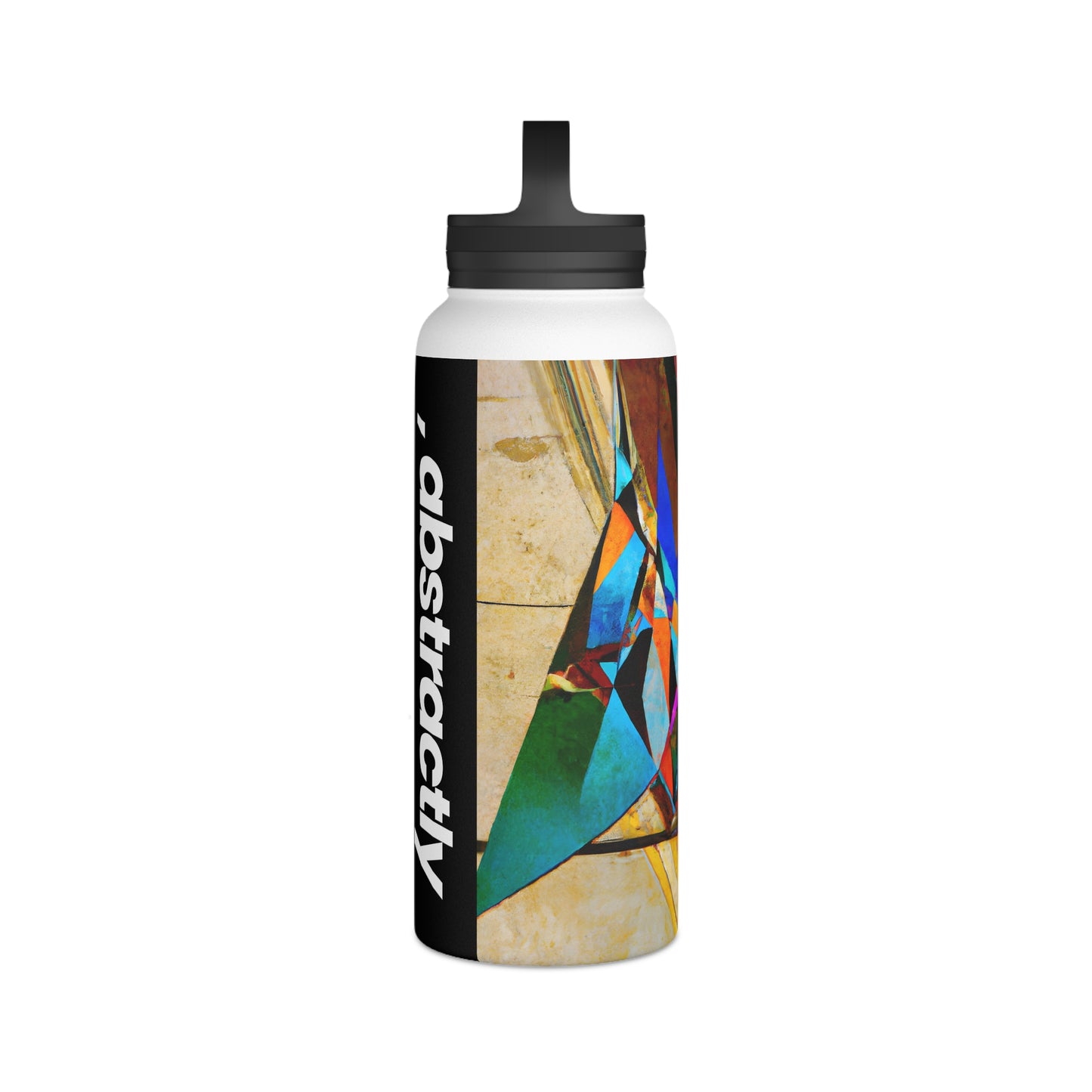 Irene Karlson - Strong Force, Abstractly - Stainless Steel Water Bottle