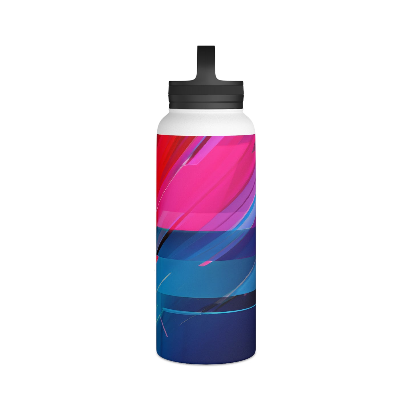 Helen Kaplan - Air Resistance Force, Abstractly - Stainless Steel Water Bottle