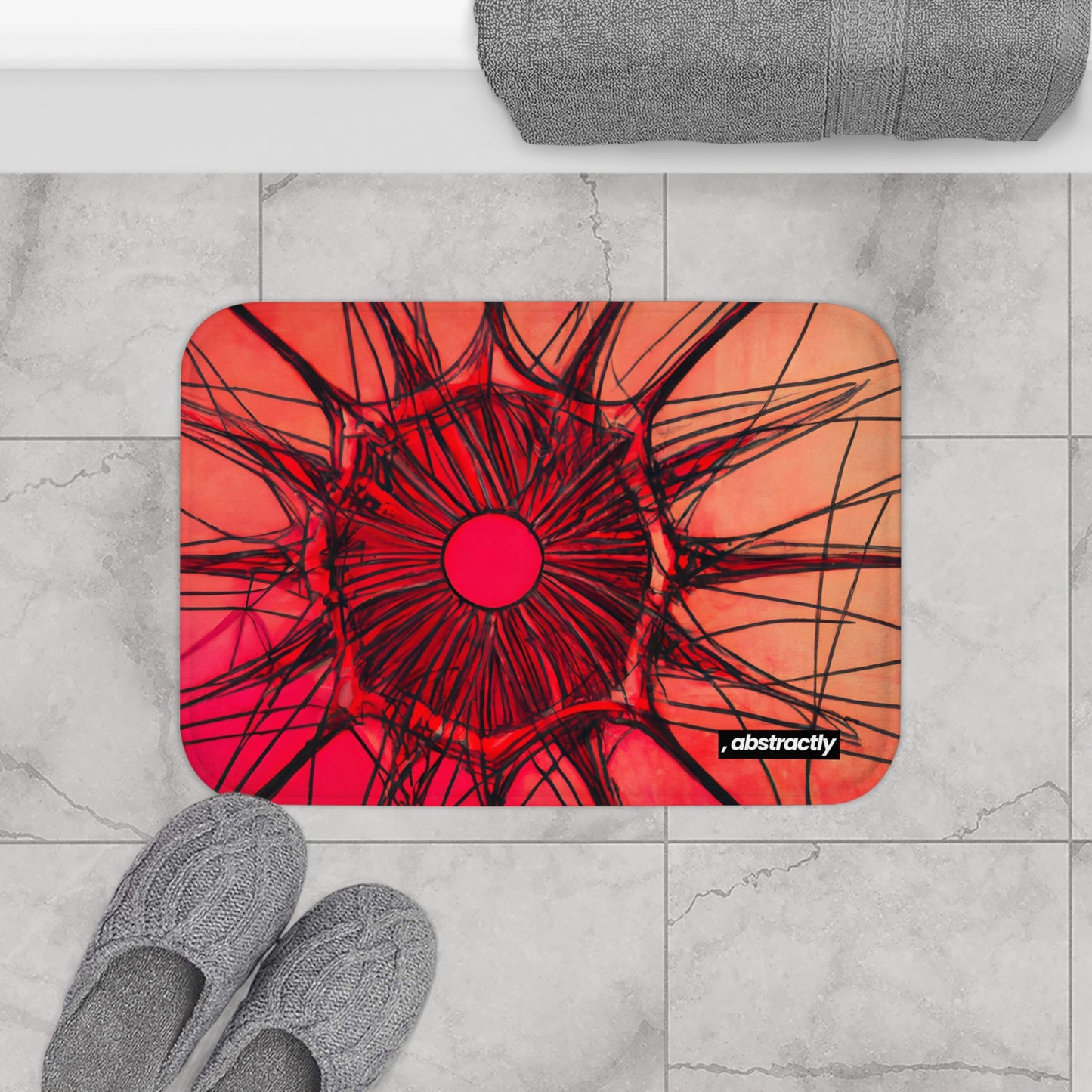 Elizabeth Rutherford - Magnetic Force, Abstractly - Bath Mat