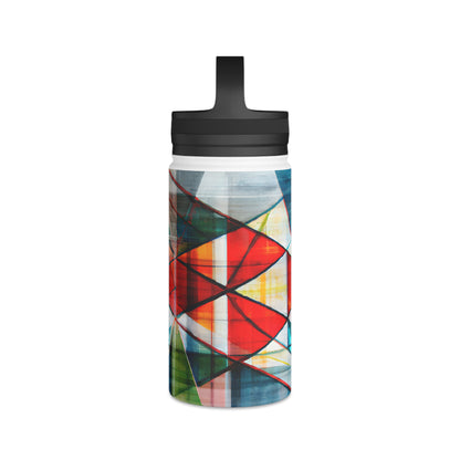 Lillian Czerny - Friction Force, Abstractly - Stainless Steel Water Bottle