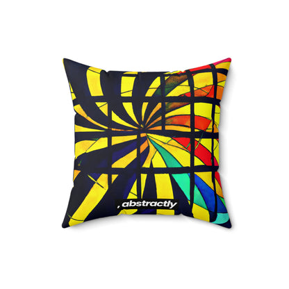 Geraldine Sutherland - Normal Force, Abstractly - Faux Suede Throw Pillow