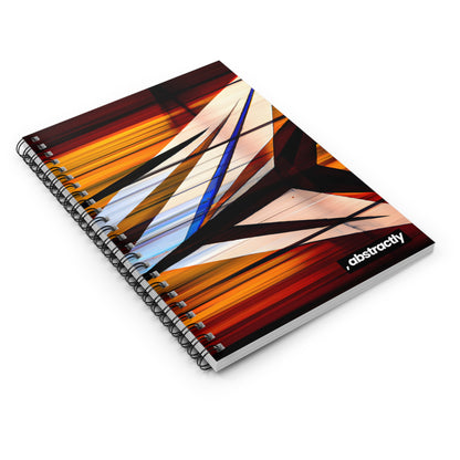 Valerie Schwartz - Magnetic Force, Abstractly - Spiral Notebook