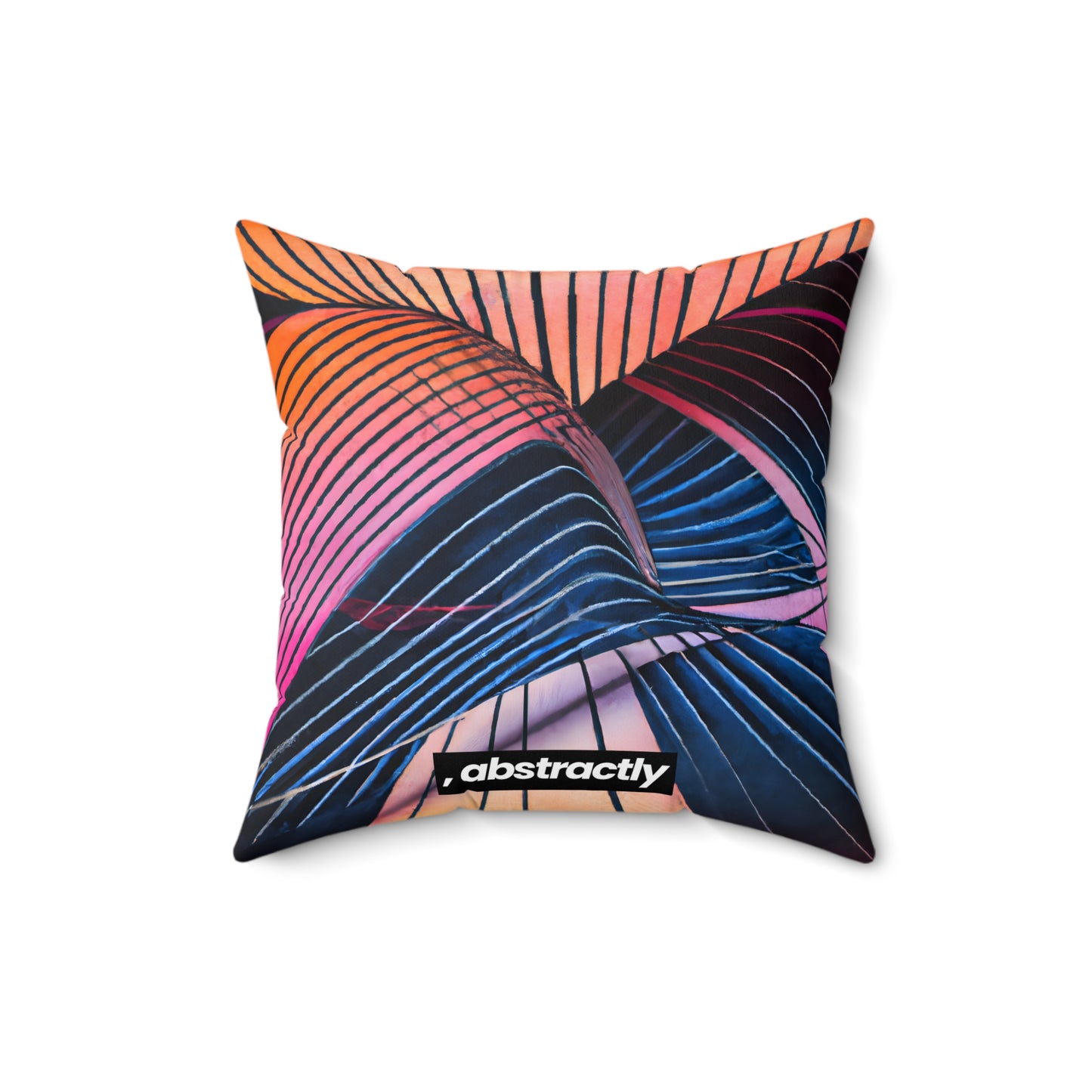 Astrid Nielsen - Strong Force, Abstractly - Faux Suede Throw Pillow