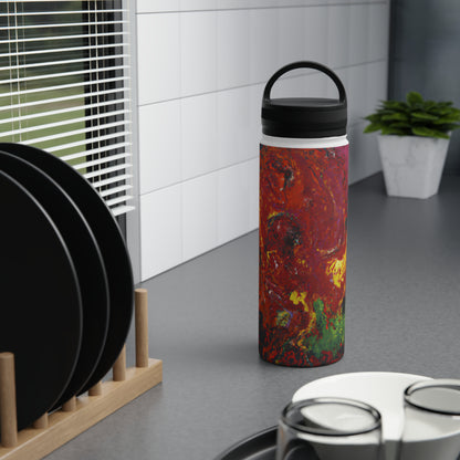 Johannsonite Crystal - Chemistry, Abstractly - Stainless Steel Water Bottle