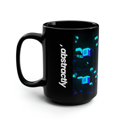 Vantage Ledger - Revenue, Abstractly - Black Ceramic Mug 15oz