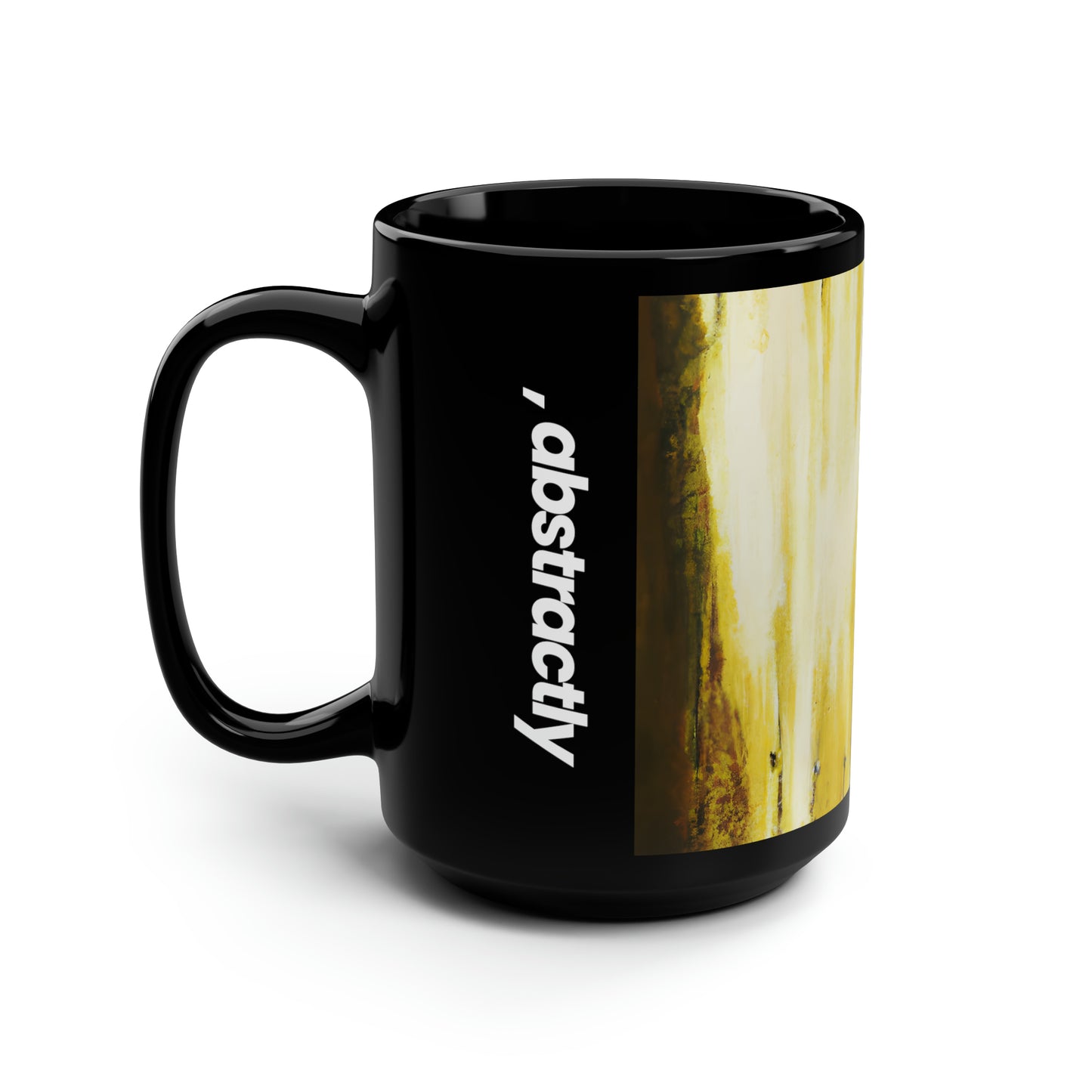 Quantum Celestial Isotope - Sodium, Abstractly - Black Ceramic Mug 15oz