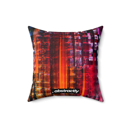 Harrison Blackwell - Air Resistance Force, Abstractly - Faux Suede Throw Pillow