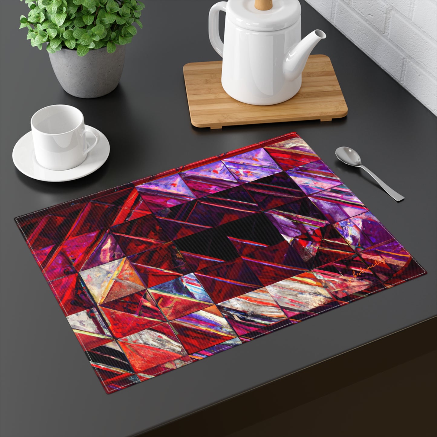 Nancy Hartley - Friction Force, Abstractly - Placemat