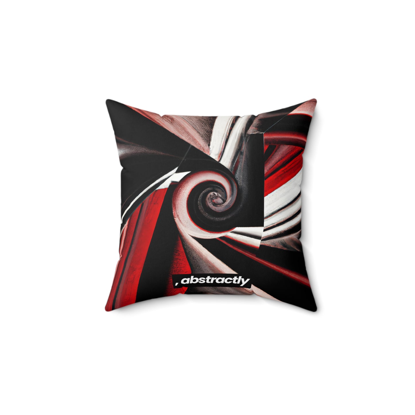 Louisa Eisenberg - Tension Force, Abstractly - Faux Suede Throw Pillow