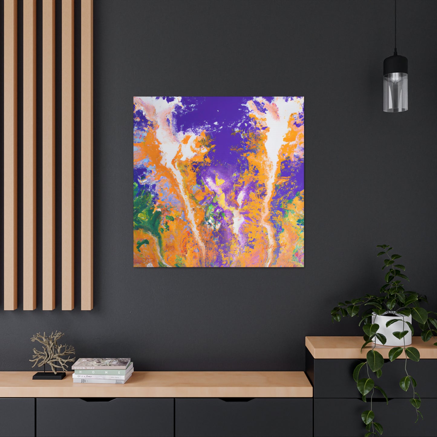 Solarium Particulate - Chemistry, Abstractly - Canvas