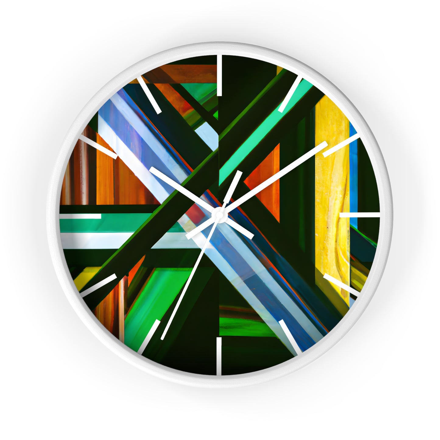 Chester Strauss - Friction Force, Abstractly - Wall Clock