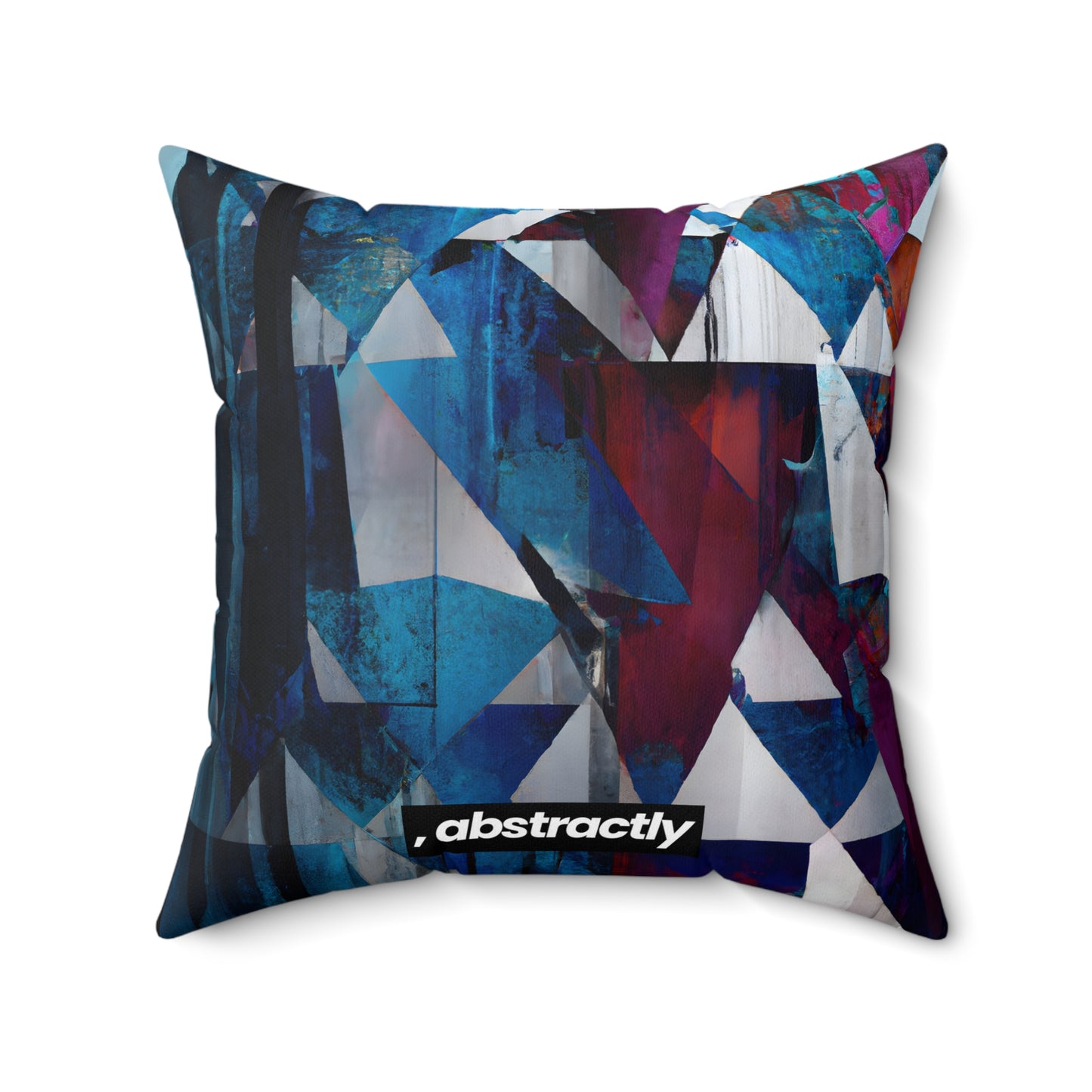 Mila Forsythe - Friction Force, Abstractly - Faux Suede Throw Pillow