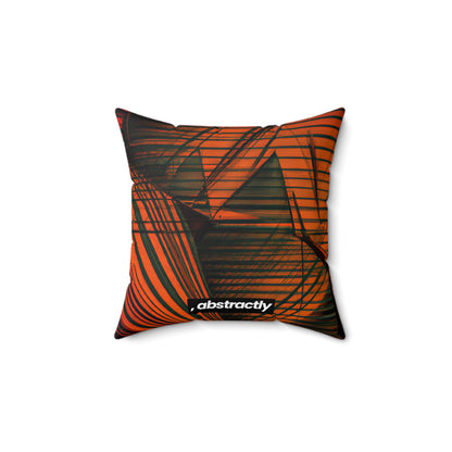 Ariel Webber - Weak Force, Abstractly - Faux Suede Throw Pillow