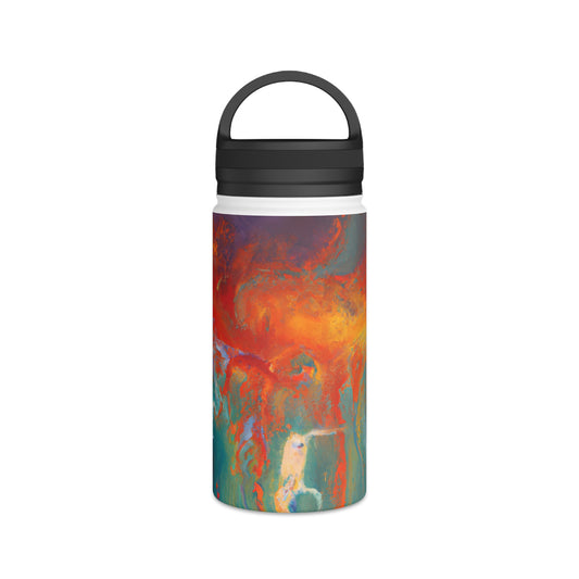 Fluxonite Crystal - Chemistry, Abstractly - Stainless Steel Water Bottle