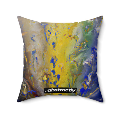 Lavoisier's Luminance - Chemistry, Abstractly - Faux Suede Throw Pillow