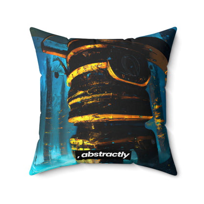 Valor Point - Capital, Abstractly - Faux Suede Throw Pillow